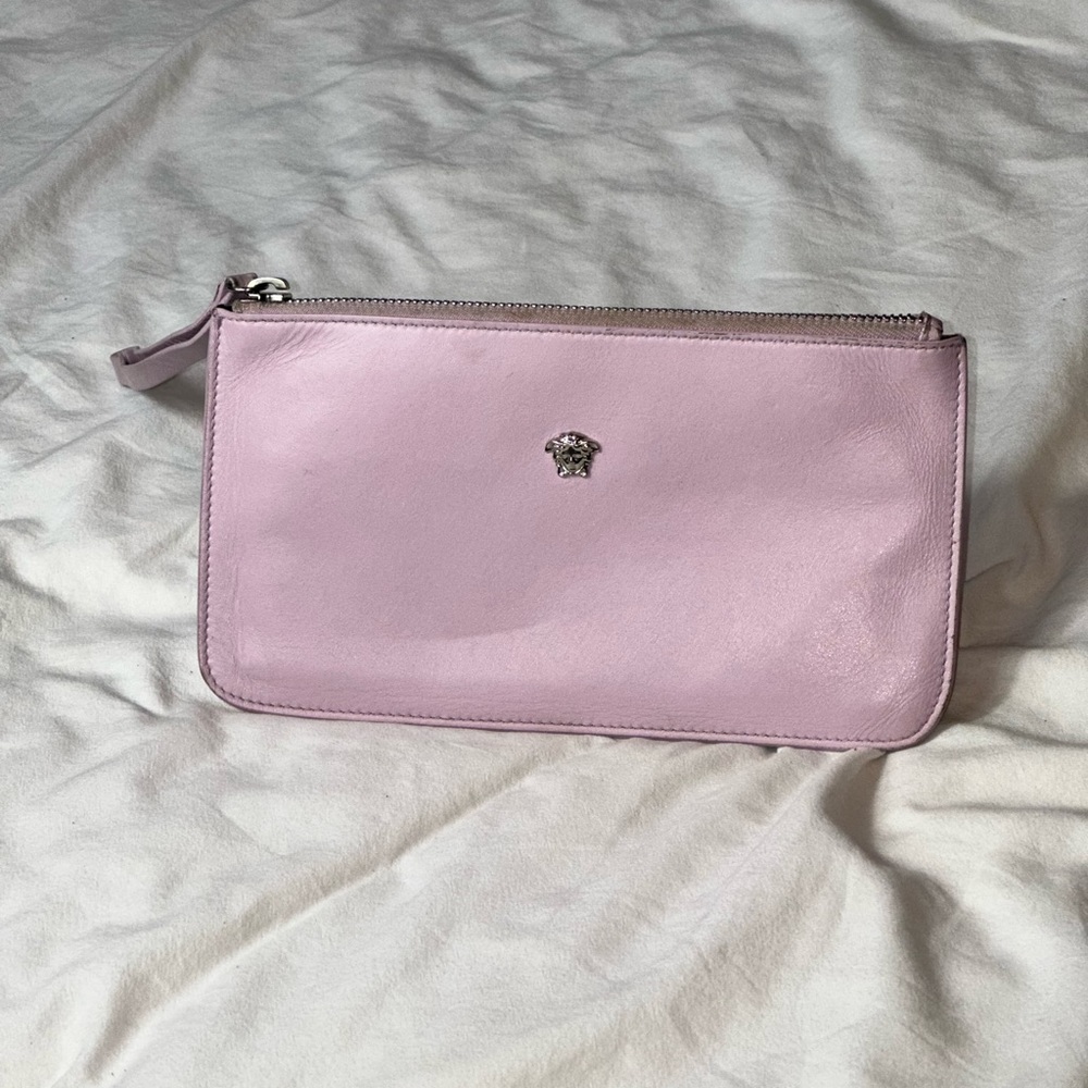 Versace wallet La Medusa Colorblock Leather lilac Tag Rare
